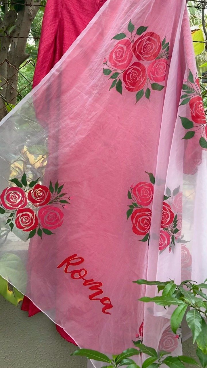 Hand painted dress
